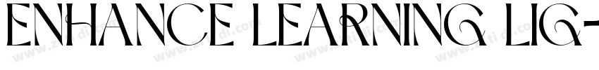 ENHANCE LEARNING LIG字体转换 ENHANCE LEARNING LIG字体转换
